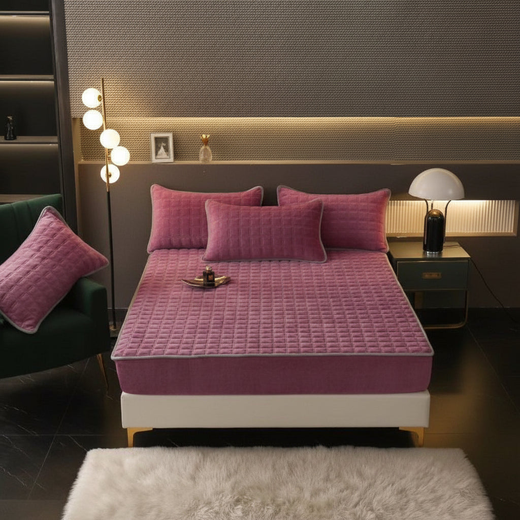 Soft Breathable Fitted Bed Sheet For Mattress Cover