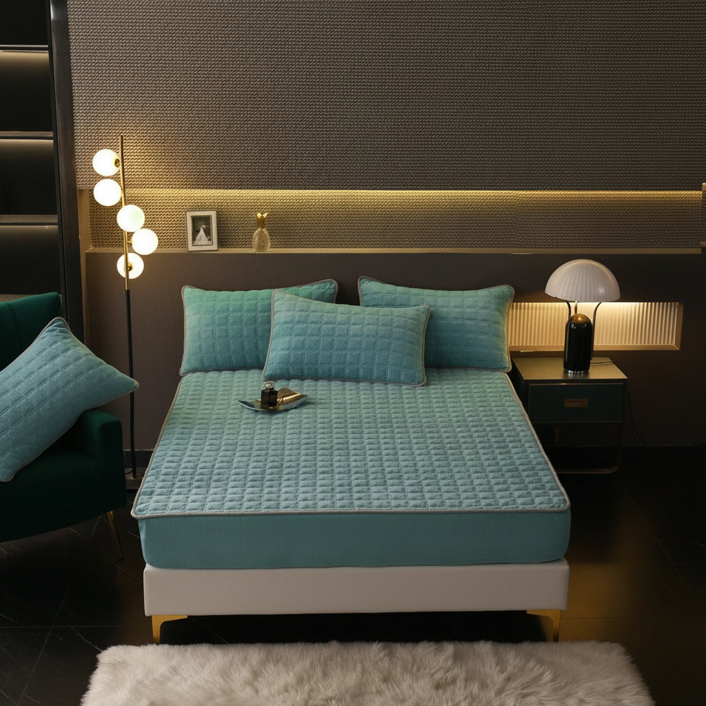 Soft Breathable Fitted Bed Sheet For Mattress Cover