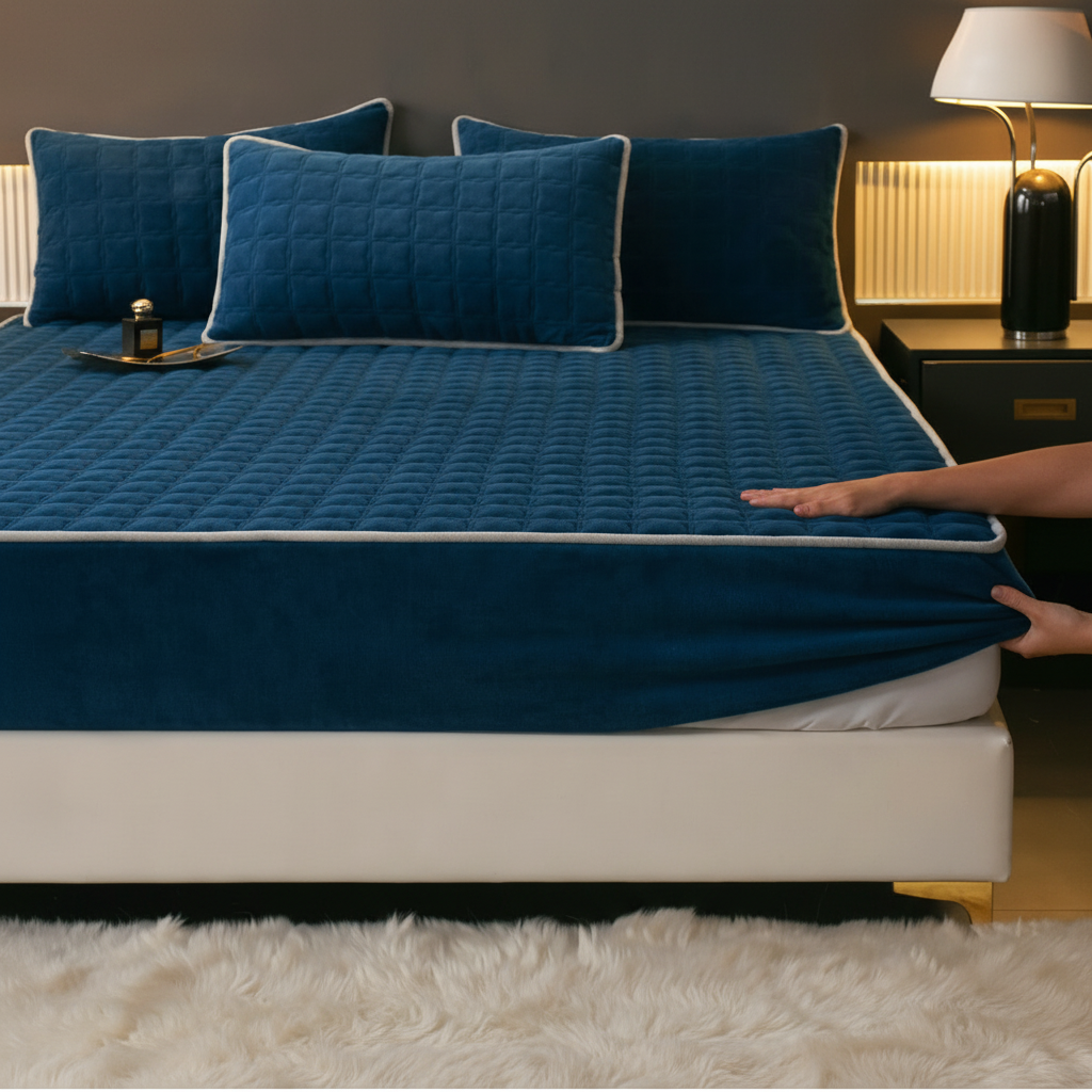 Soft Breathable Fitted Bed Sheet For Mattress Cover