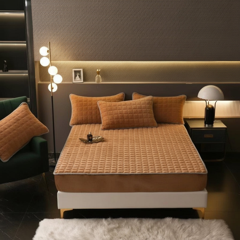 Soft Breathable Fitted Bed Sheet For Mattress Cover