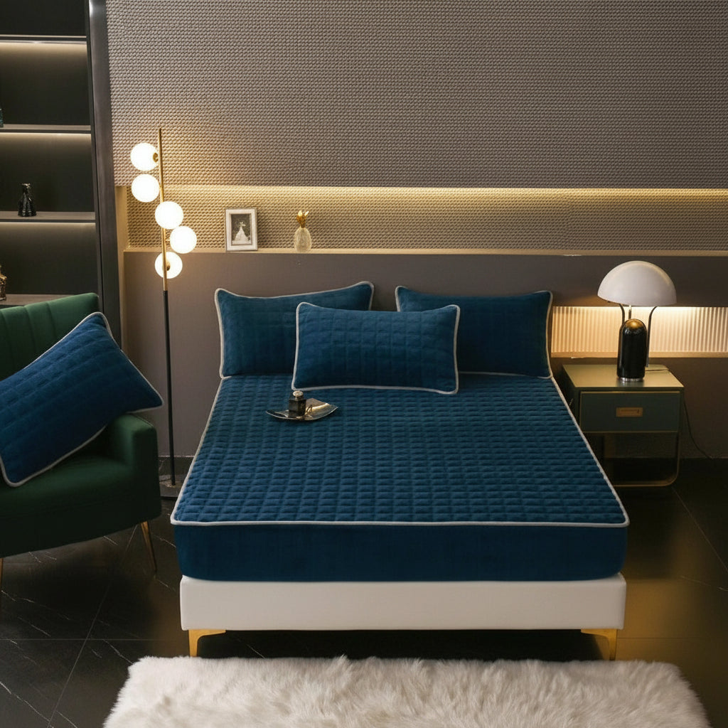 Soft Breathable Fitted Bed Sheet For Mattress Cover