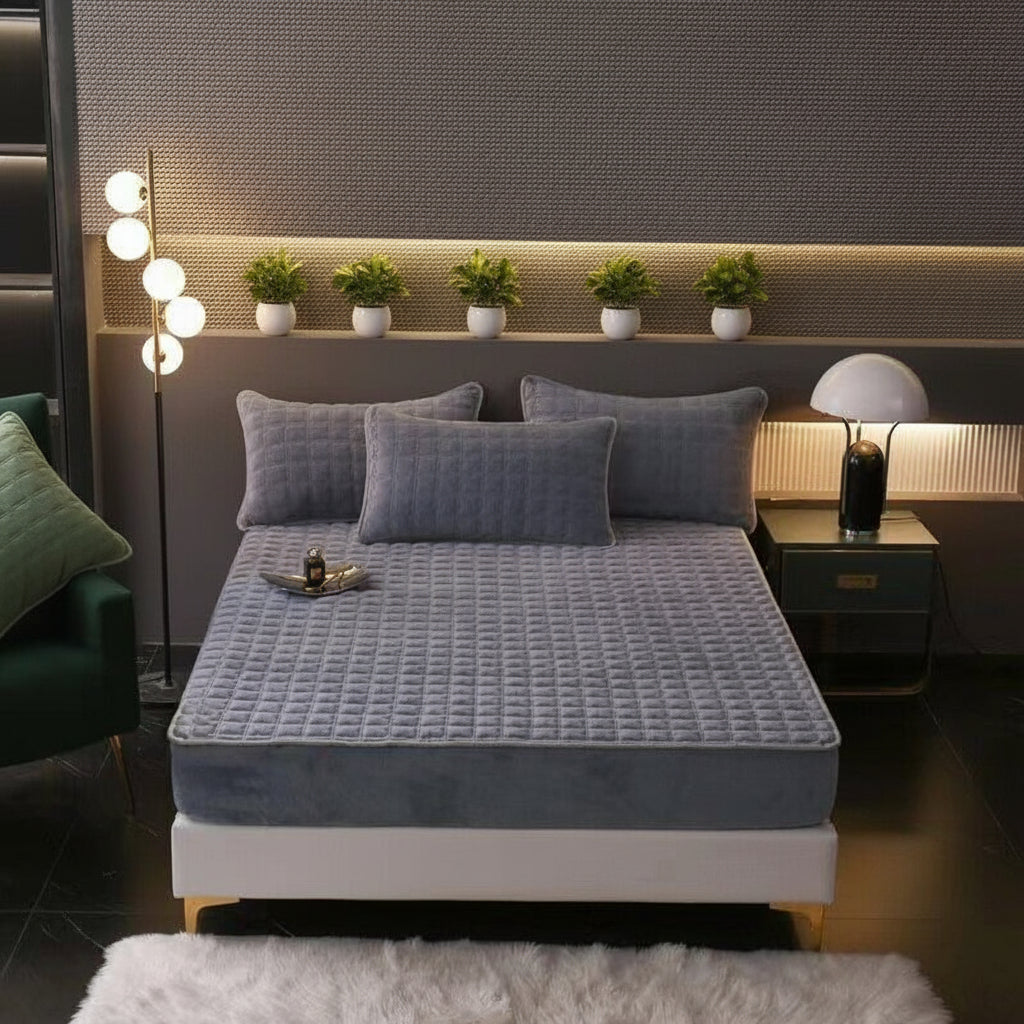 Soft Breathable Fitted Bed Sheet For Mattress Cover
