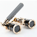 Opera Glasses With Foldable Handle And Clear Optics For Theater Viewing