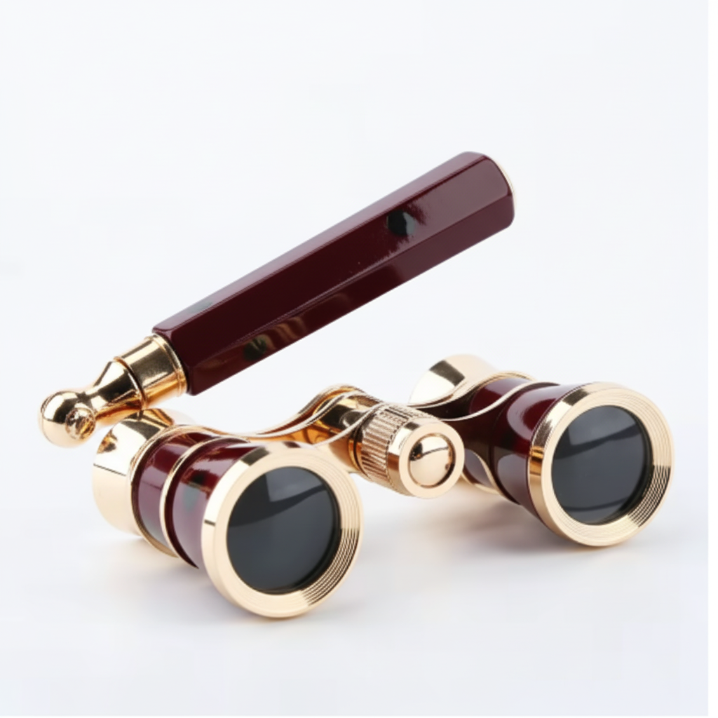 Opera Glasses With Foldable Handle And Clear Optics For Theater Viewing