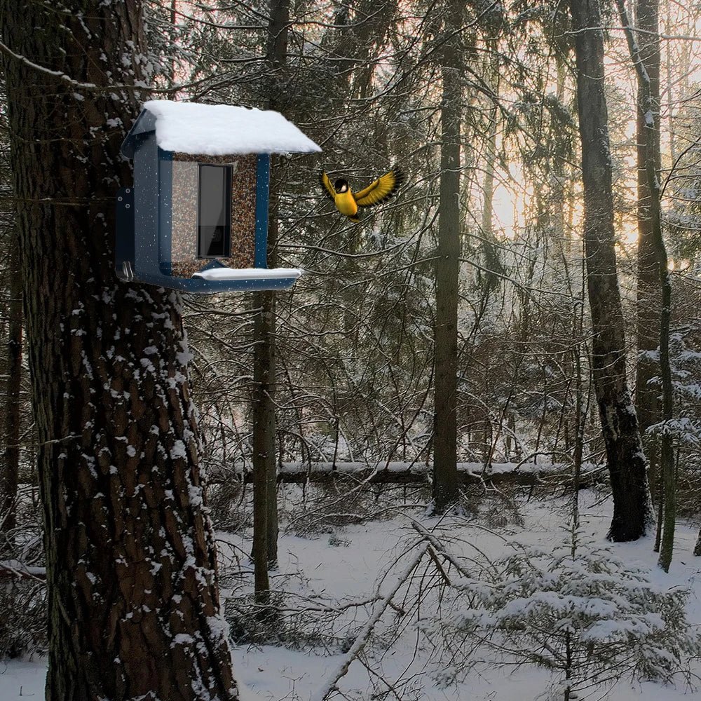 NestView Smart Camera Bird Feeder With App Remote Control