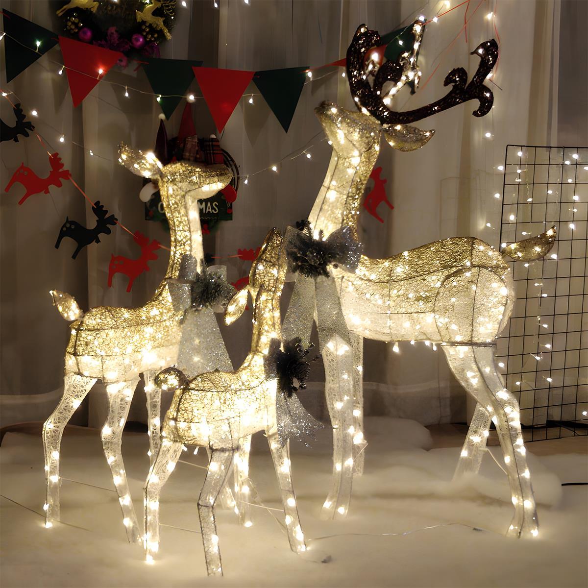 LumenHooves koristeelliset LED-porofiguurit sisä- ja puutarhakoristeiksi