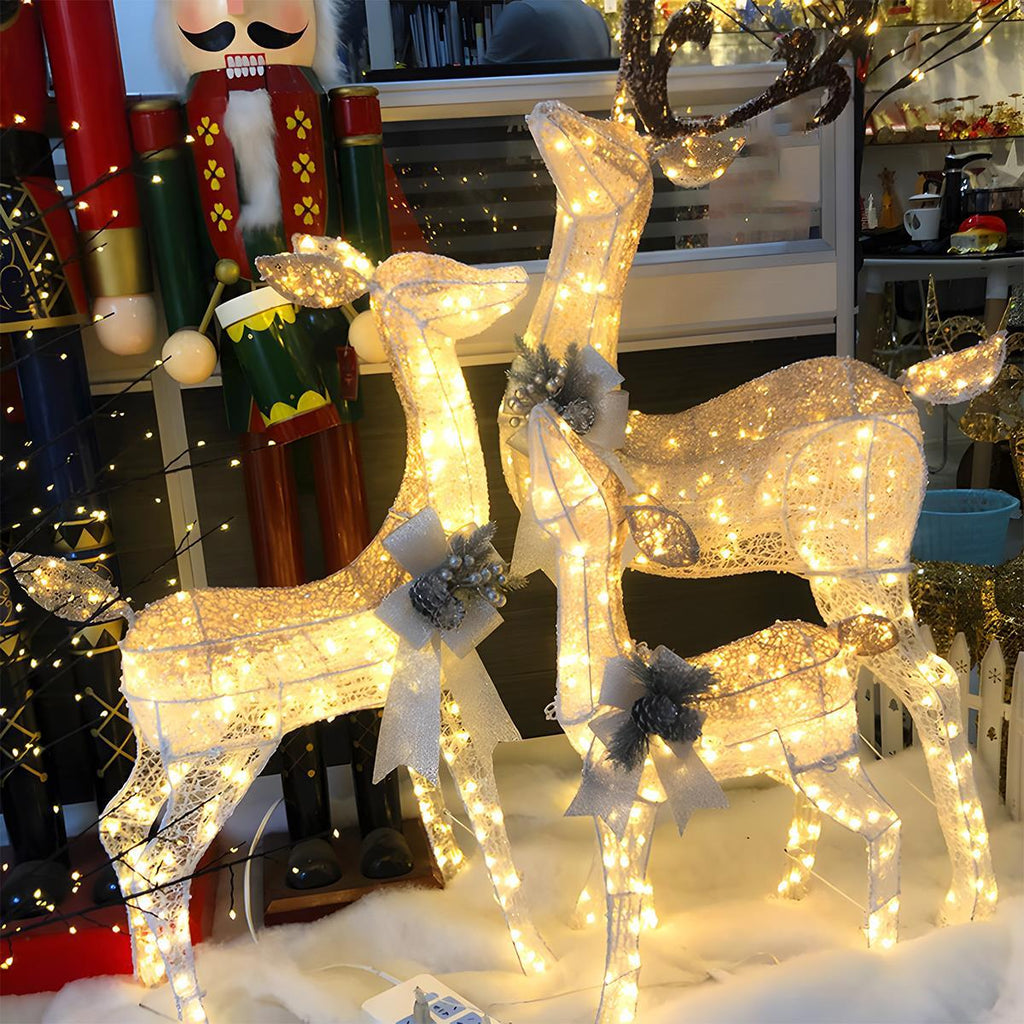 LumenHooves koristeelliset LED-porofiguurit sisä- ja puutarhakoristeiksi