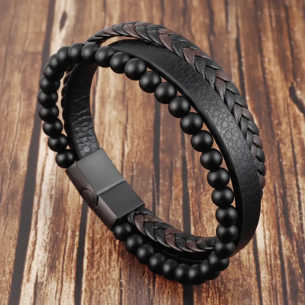 Mindfulness Stone Bead Bracelet For Everyday Calm And Focus