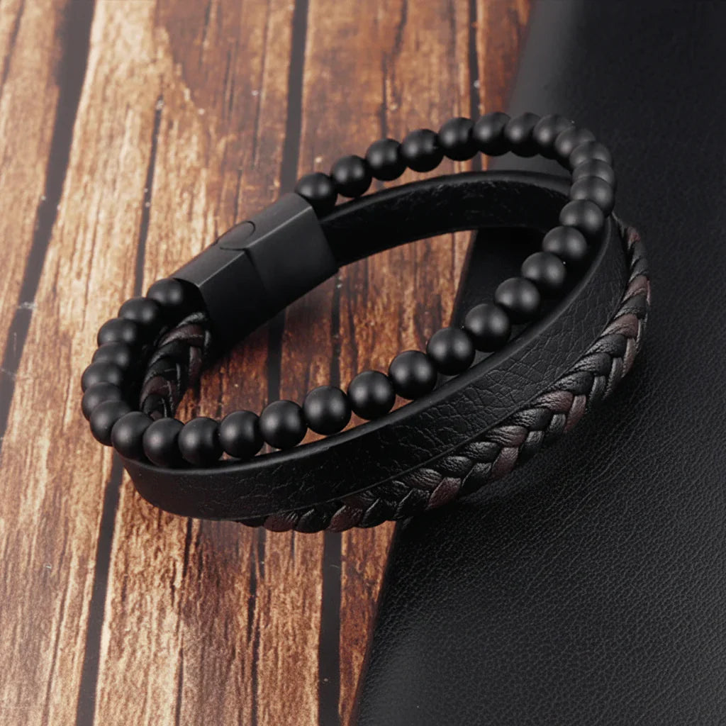 Mindfulness Stone Bead Bracelet For Everyday Calm And Focus