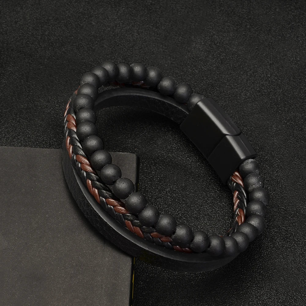 Mindfulness Stone Bead Bracelet For Everyday Calm And Focus