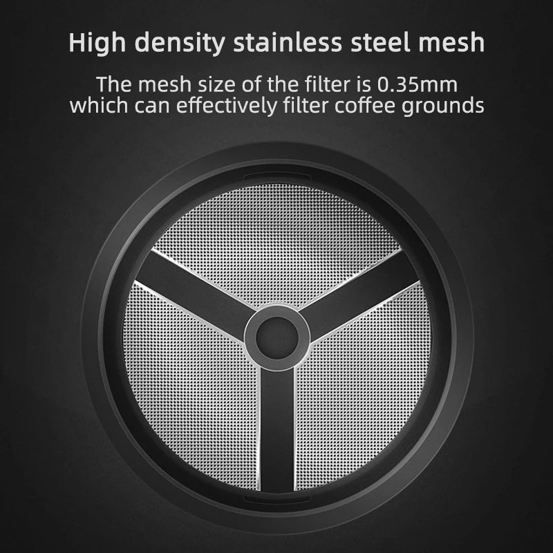 BrewMate Lehký 450ml French Press na kávu s nerezovým filtrem