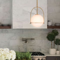 Aurora Opal Glass Pendant Lamp for Dining and Living Rooms