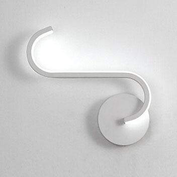 Applique murale LED Curves Line avec arc sculptural lumineux