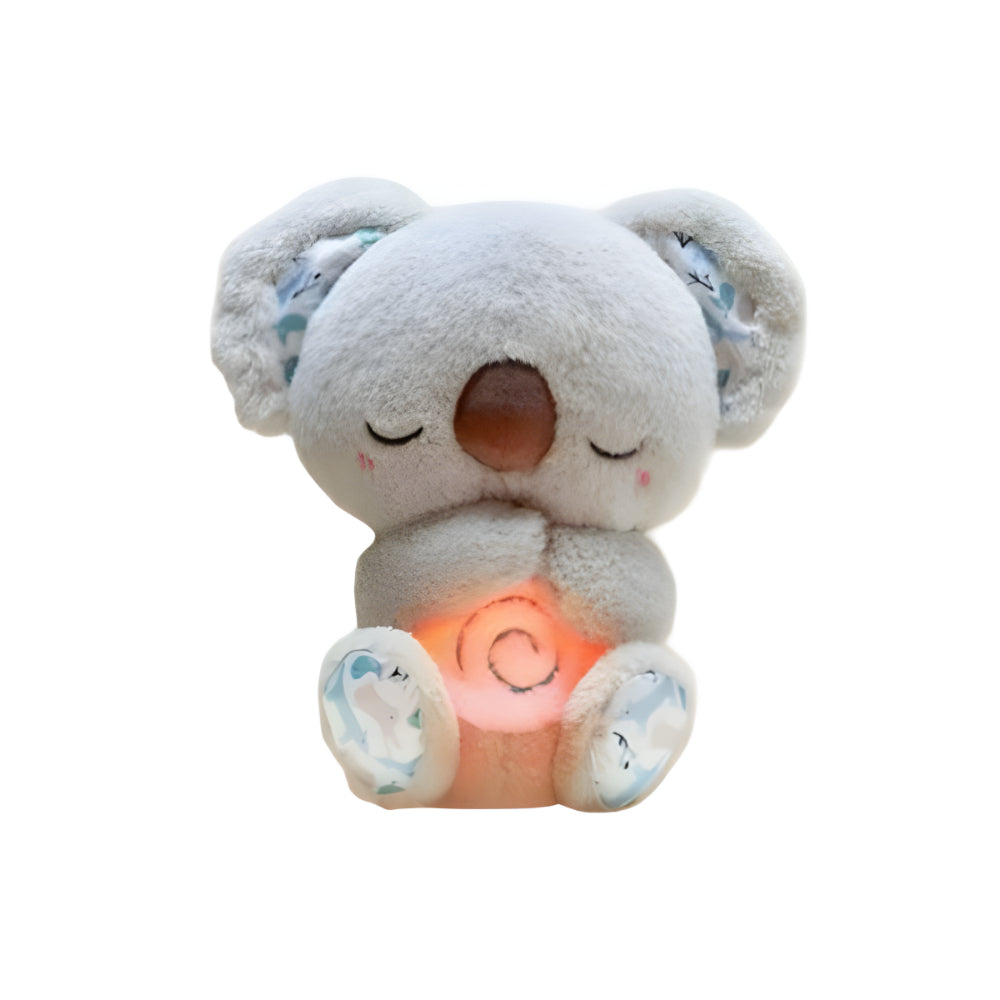 Plüschbär-Schlafspielzeug mit Atemlicht für Babys