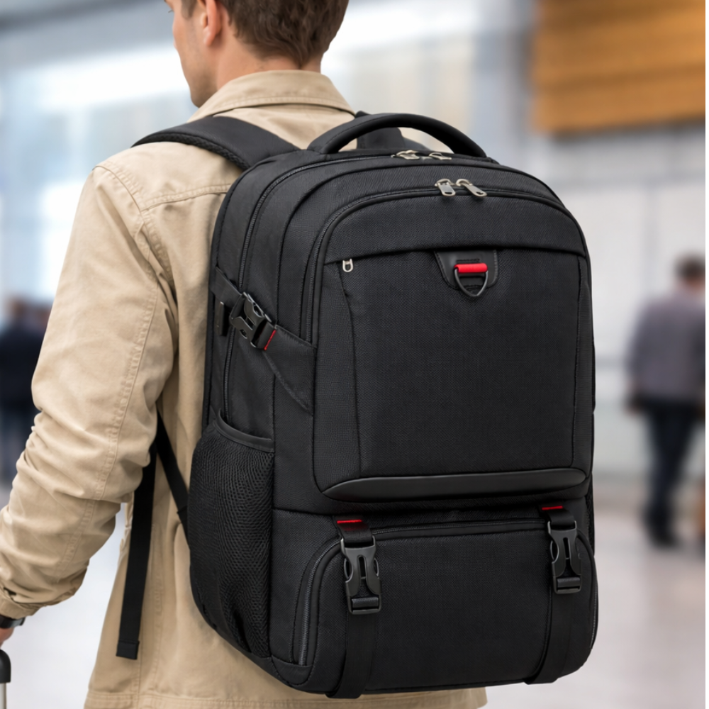 Sac à dos de voyage avec poche isotherme pour ordinateur portable et organiseur