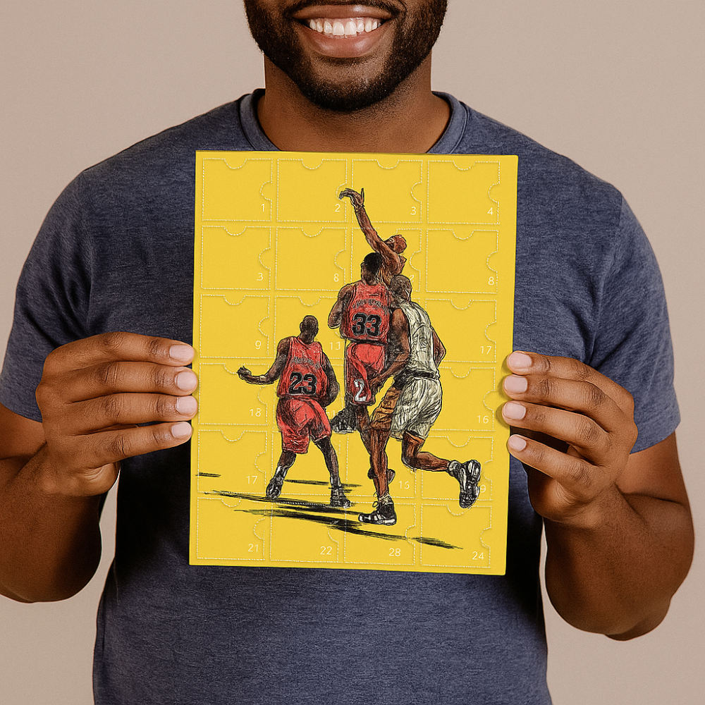 Basketball Mini Figures Advent Calendar Gift Box Set