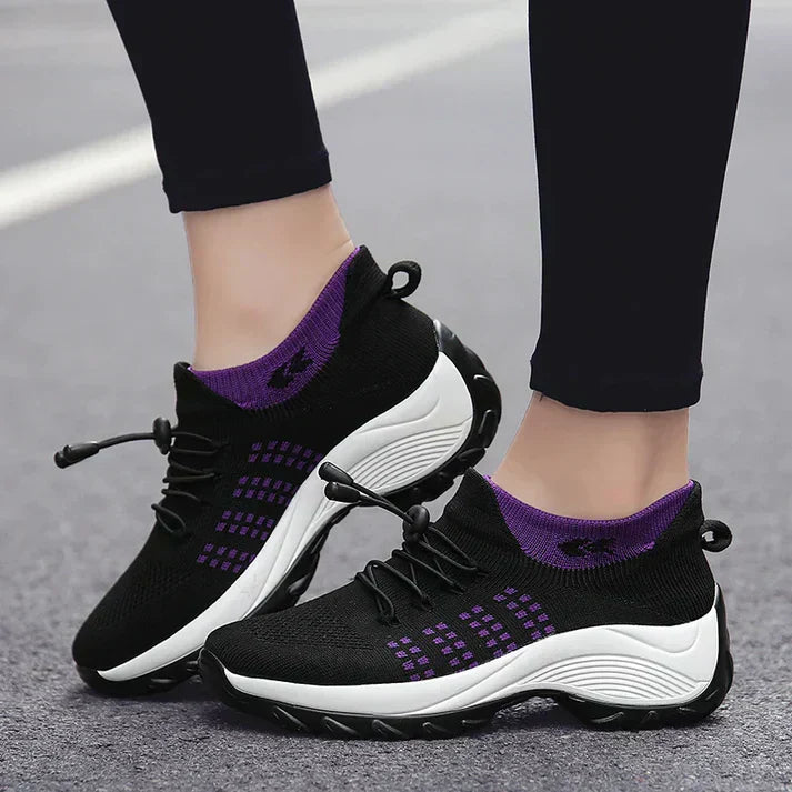 Damen Elastische Stütz-Orthopädische Sneakers Schuhe