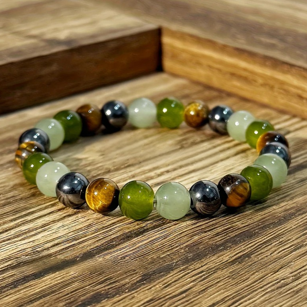 Natural Stone Beaded Bracelet Birthstone Gift For Mothers Day