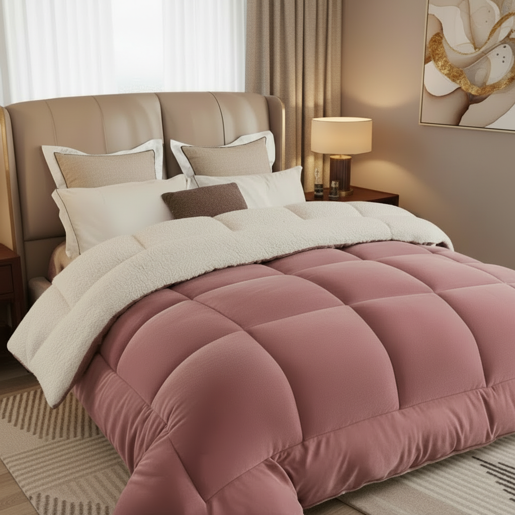 LuxeNest oboustranná přikrývka do ložnice pro maximální pohodlí při spánku
