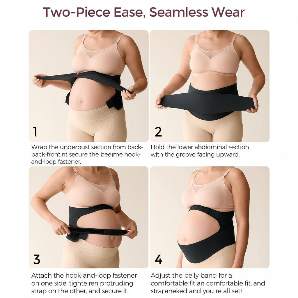 Breathable Belly Band For Maternity Back And Belly Support