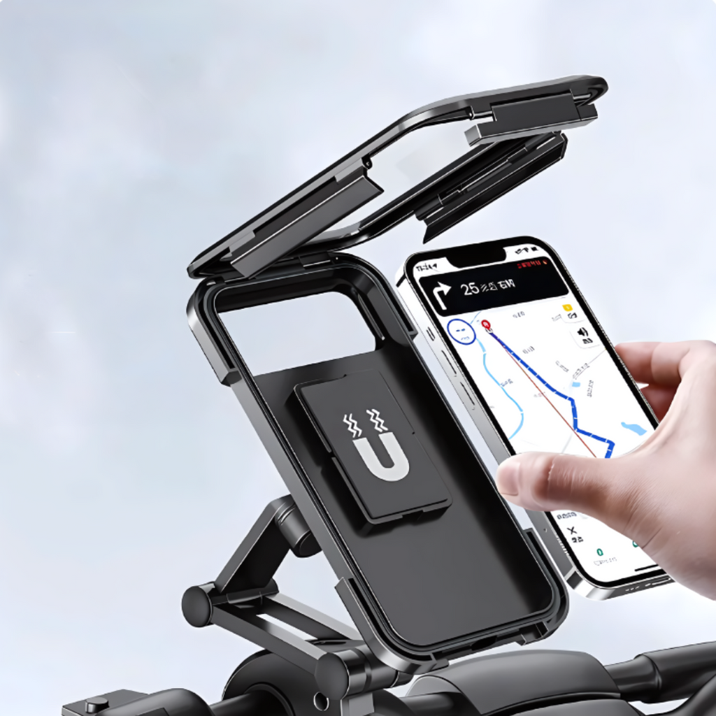 Telefonhållare för cykel med justerbar fäste på styret