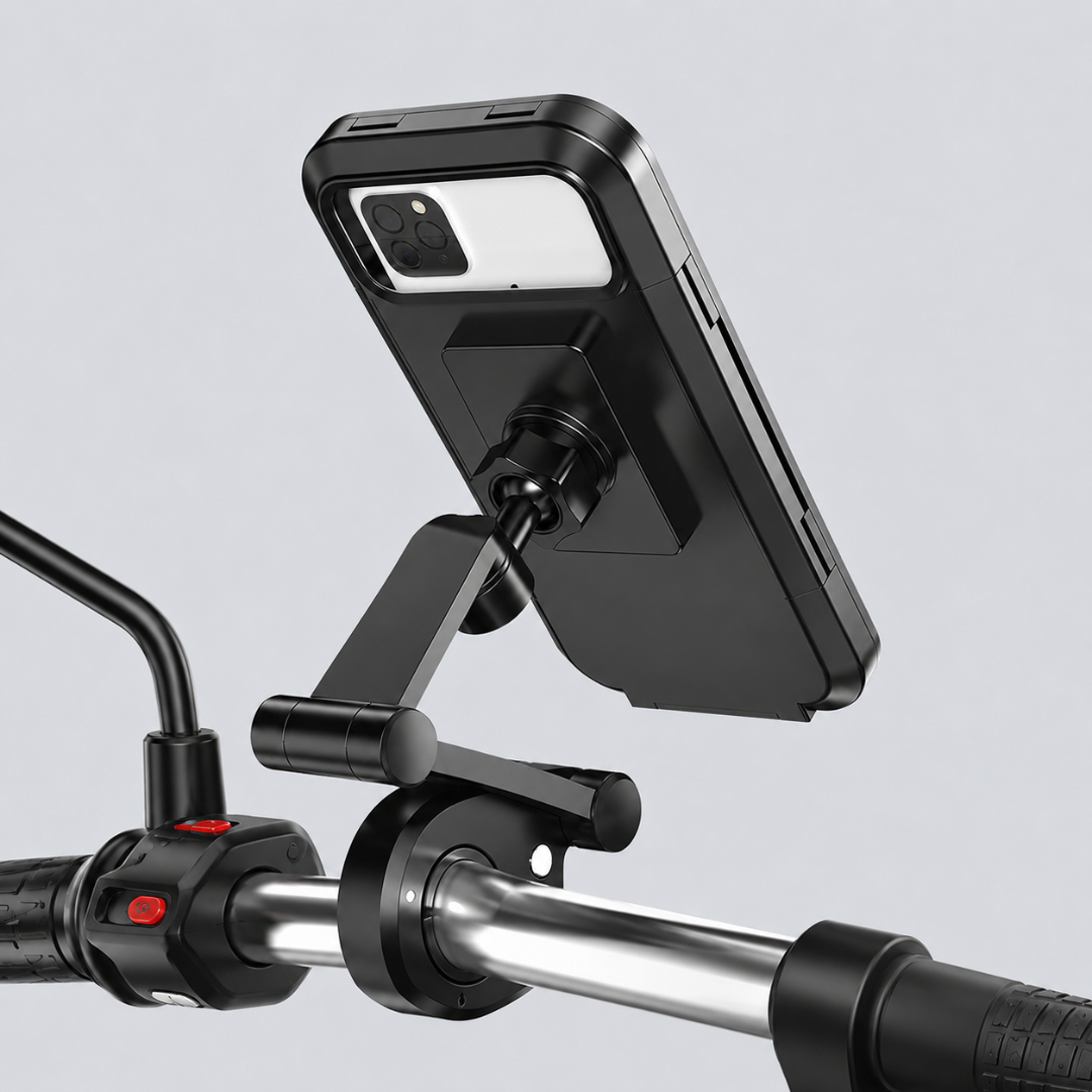 Telefonhållare för cykel med justerbar fäste på styret