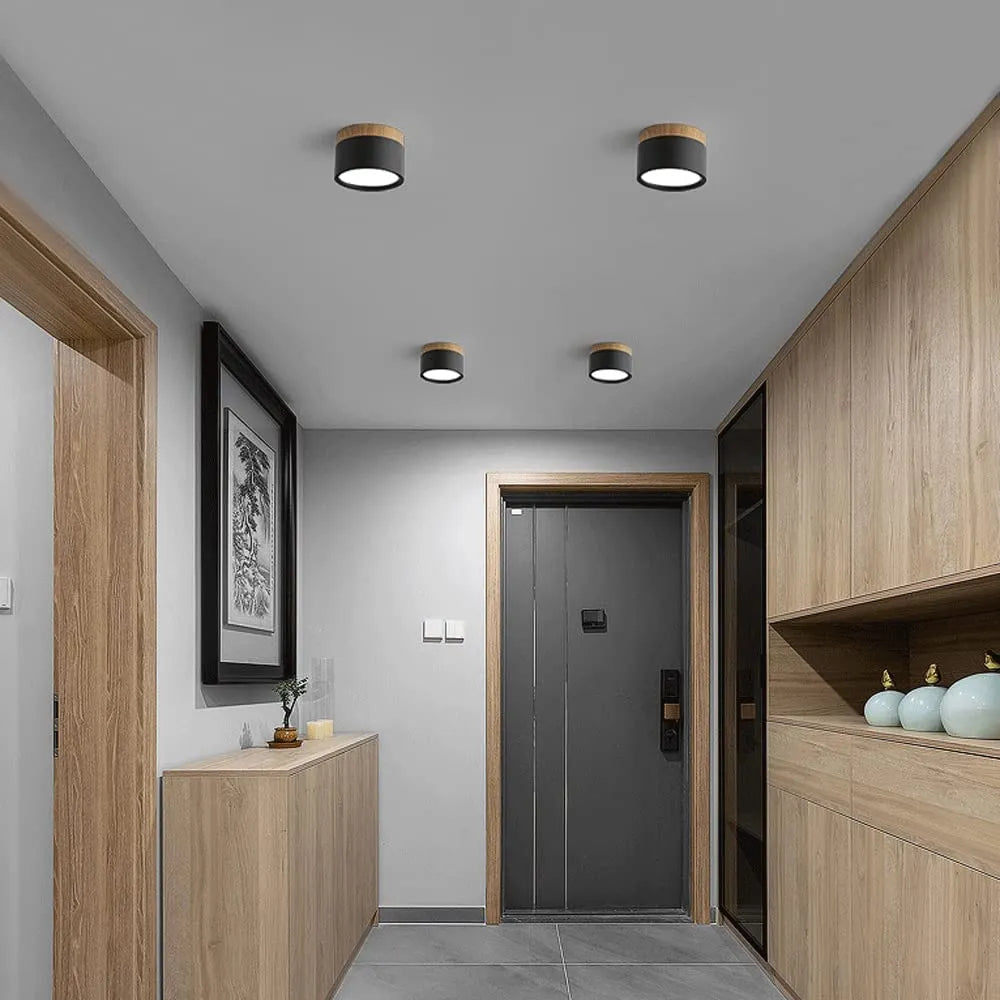 Virel Nordic LED-Deckenleuchte Minimalistisches zylindrisches Leuchtmittel | Snurv