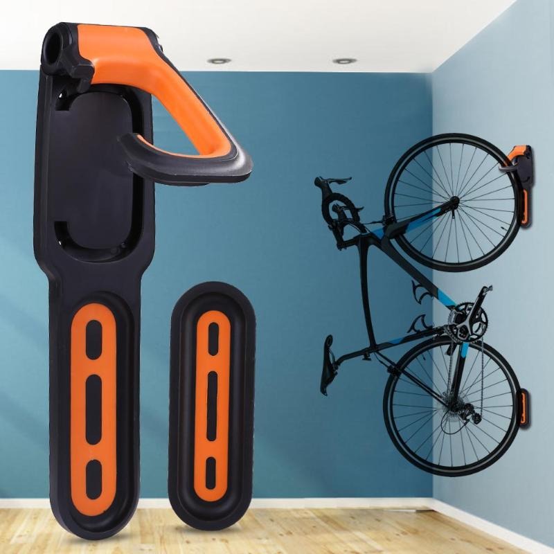Slim Wall Mount Bike Rack And Space Saving Organizer