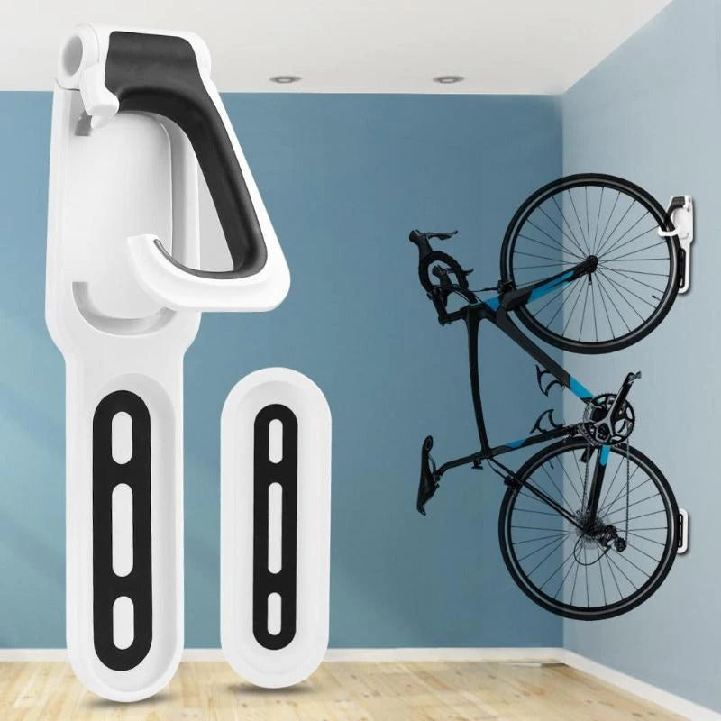 Slim Wall Mount Bike Rack And Space Saving Organizer