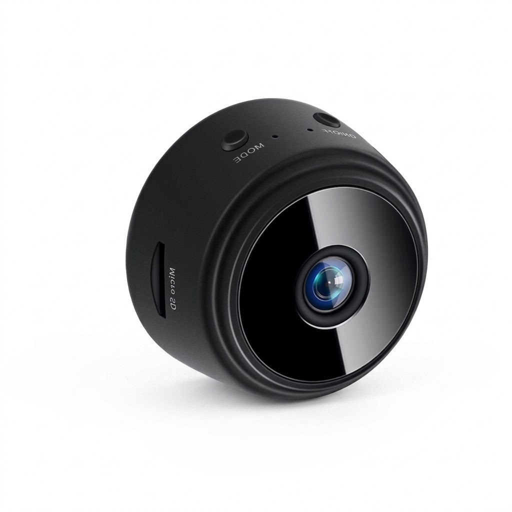 HD mini bezdrátová bezpečnostní kamera s magnetickým držákem a WiFi