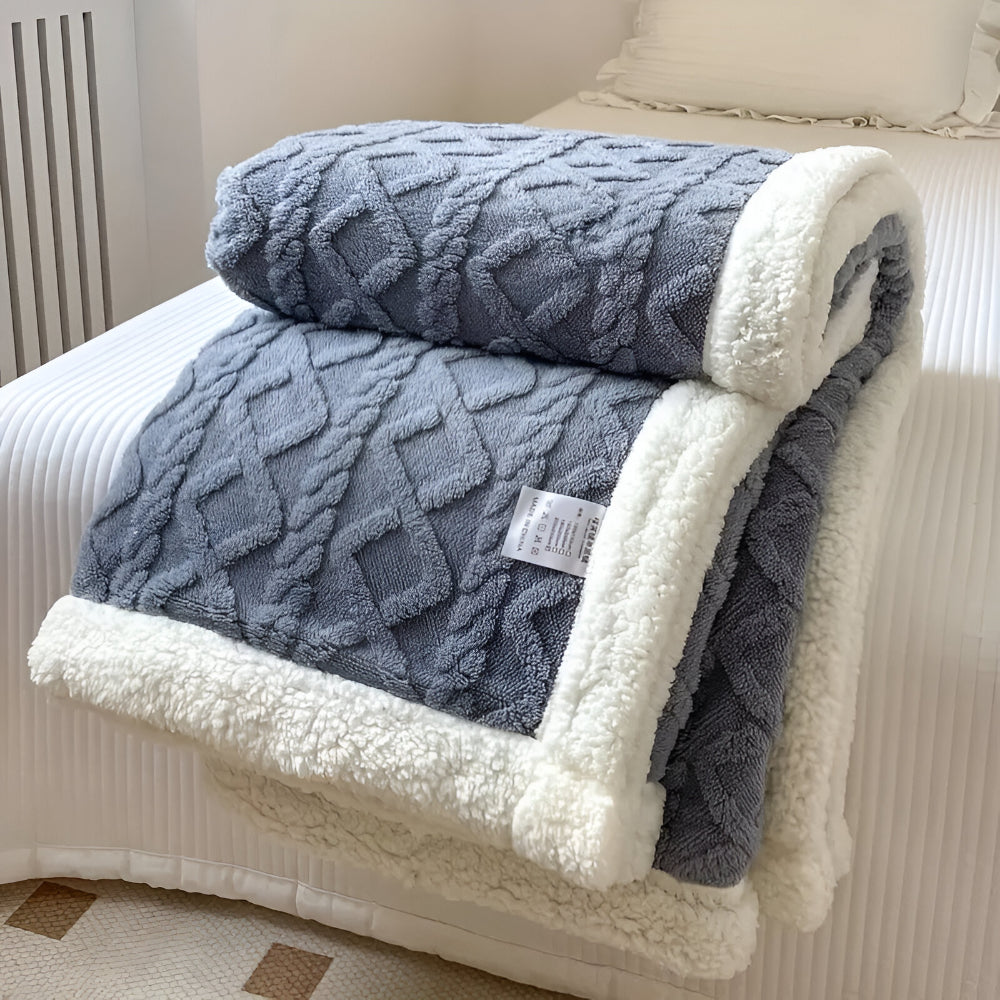 Gesteppte strukturierte Tagesdecke für Sofa- und Bettdekoration