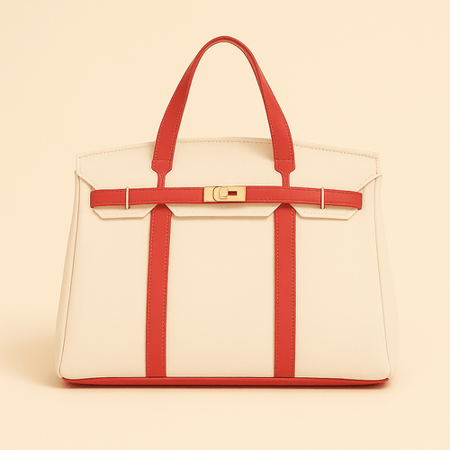 Aurelia Premium Canvas-Shopper mit verstärkten Stahl-Details