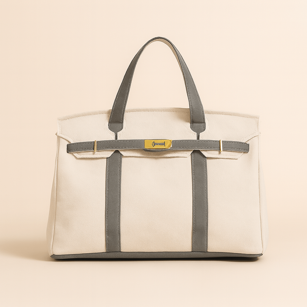 Aurelia Premium torba na zakupy z płótna z wzmocnionymi stalowymi detalami