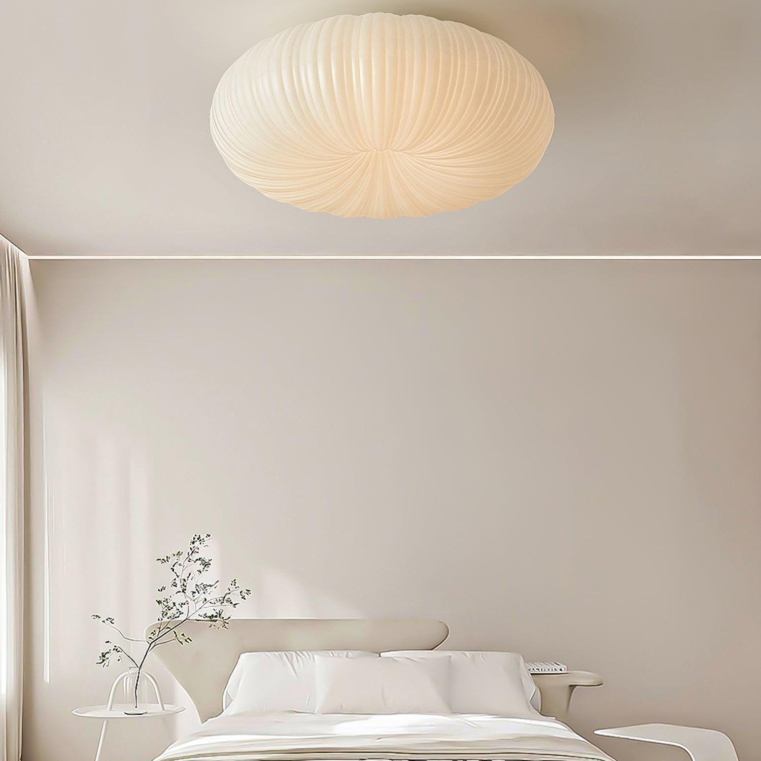 Modern LED Ceiling Light With Dimmable Remote Control For Living Room Or Bedroom