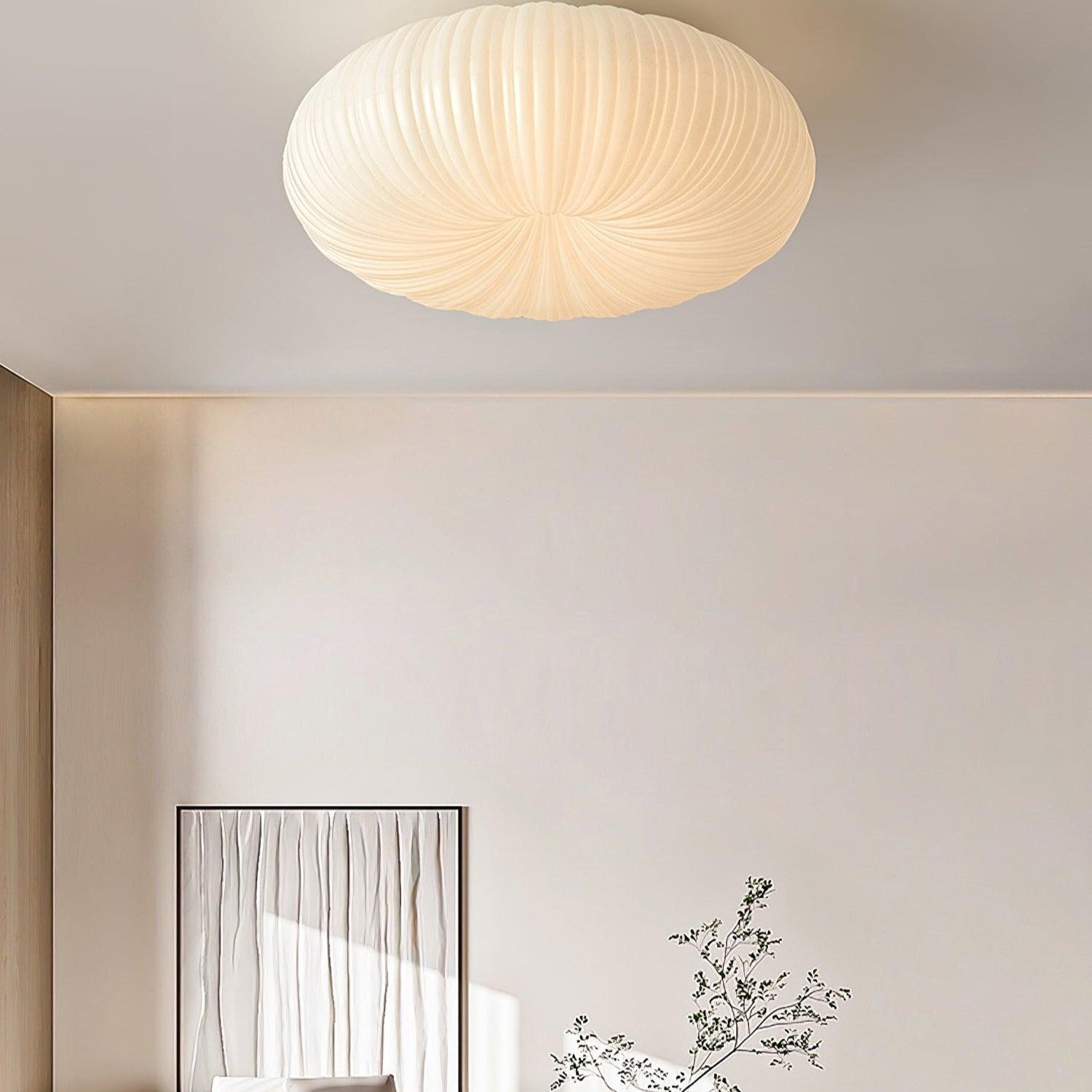 Modern LED Ceiling Light With Dimmable Remote Control For Living Room Or Bedroom