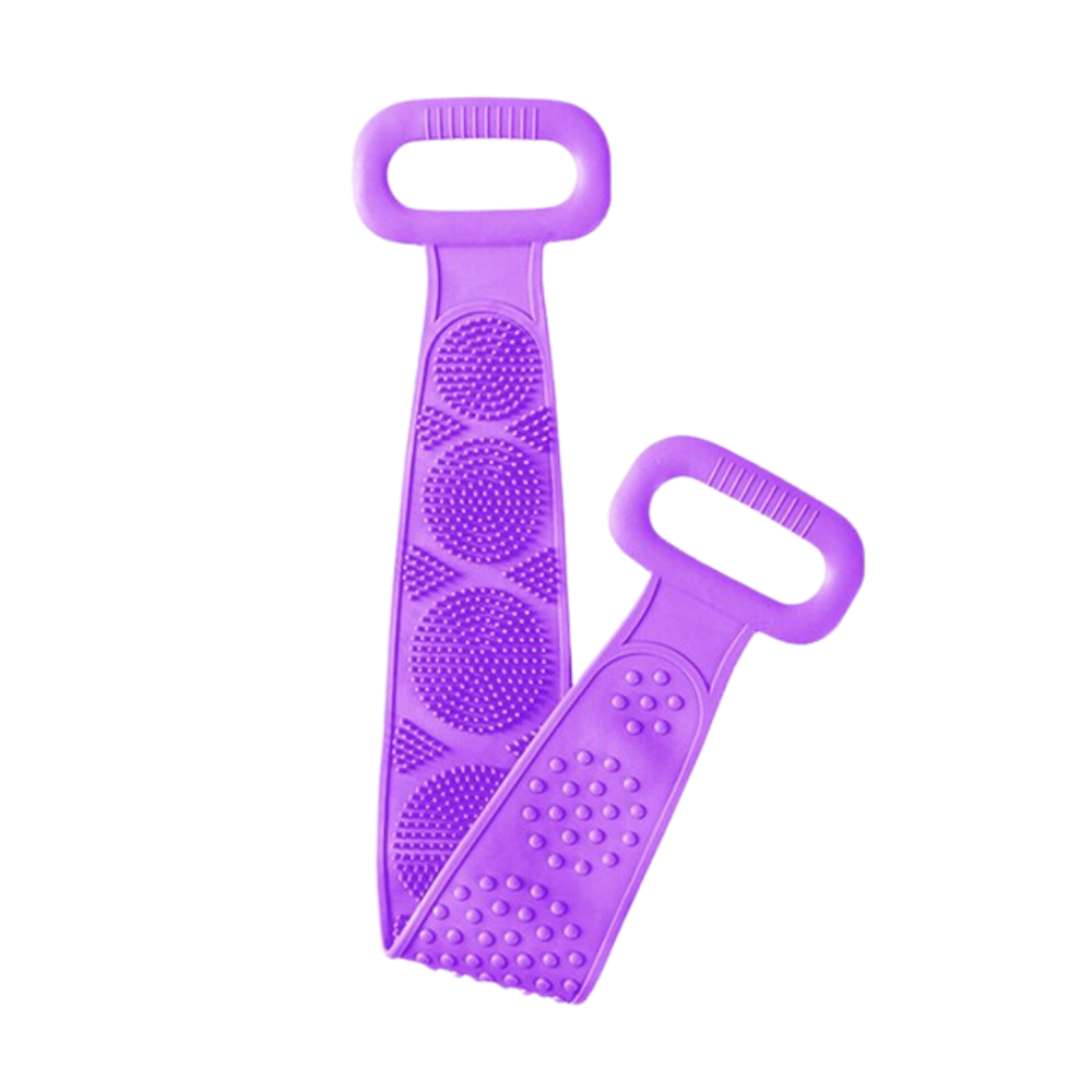 Silikonový kartáč na koupel a sprchu, exfoliační masážní kartáč