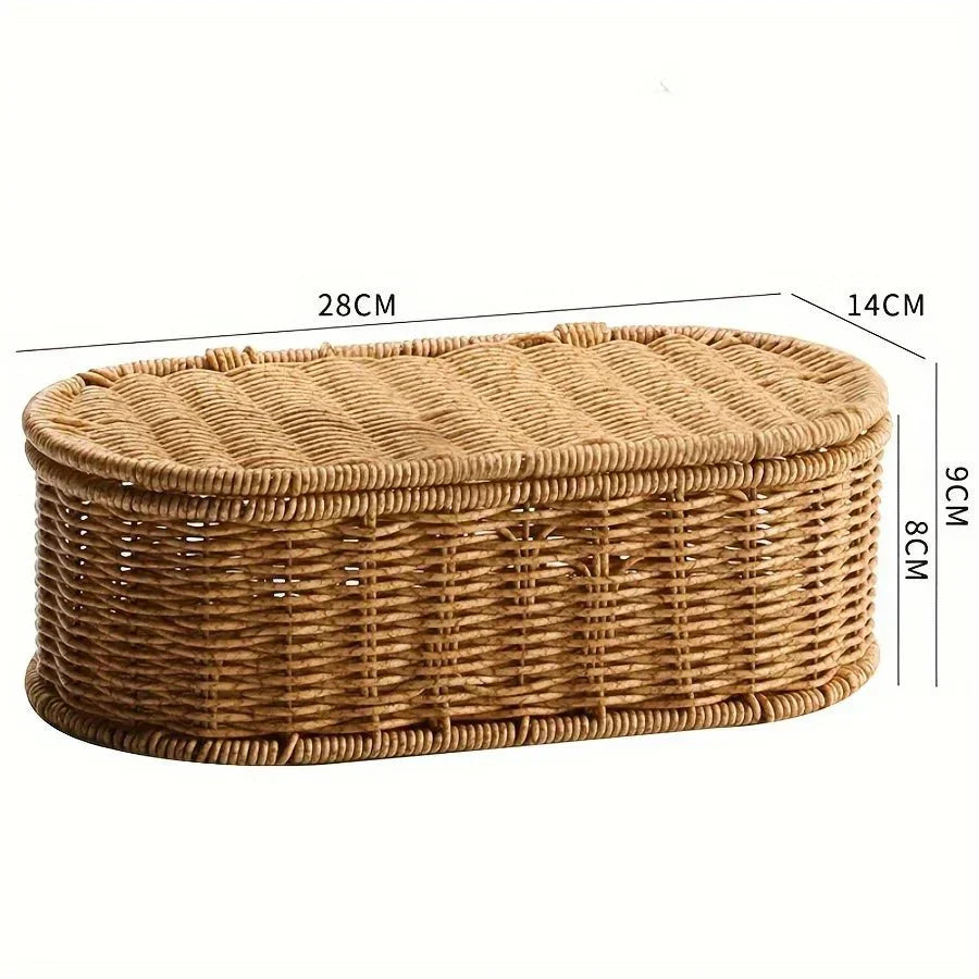 BohoNest Woven Storage Basket For Stylish Organization