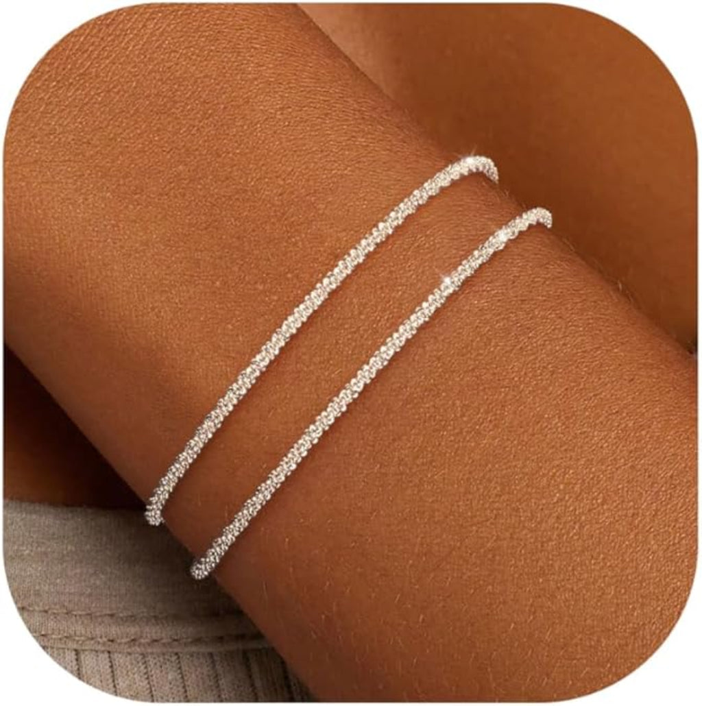 Verstellbares Knotenketten-Lagenarmband für den täglichen Gebrauch