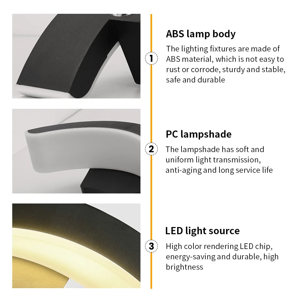 StormLite Black Outdoor Wall Lantern For Patios And Gardens