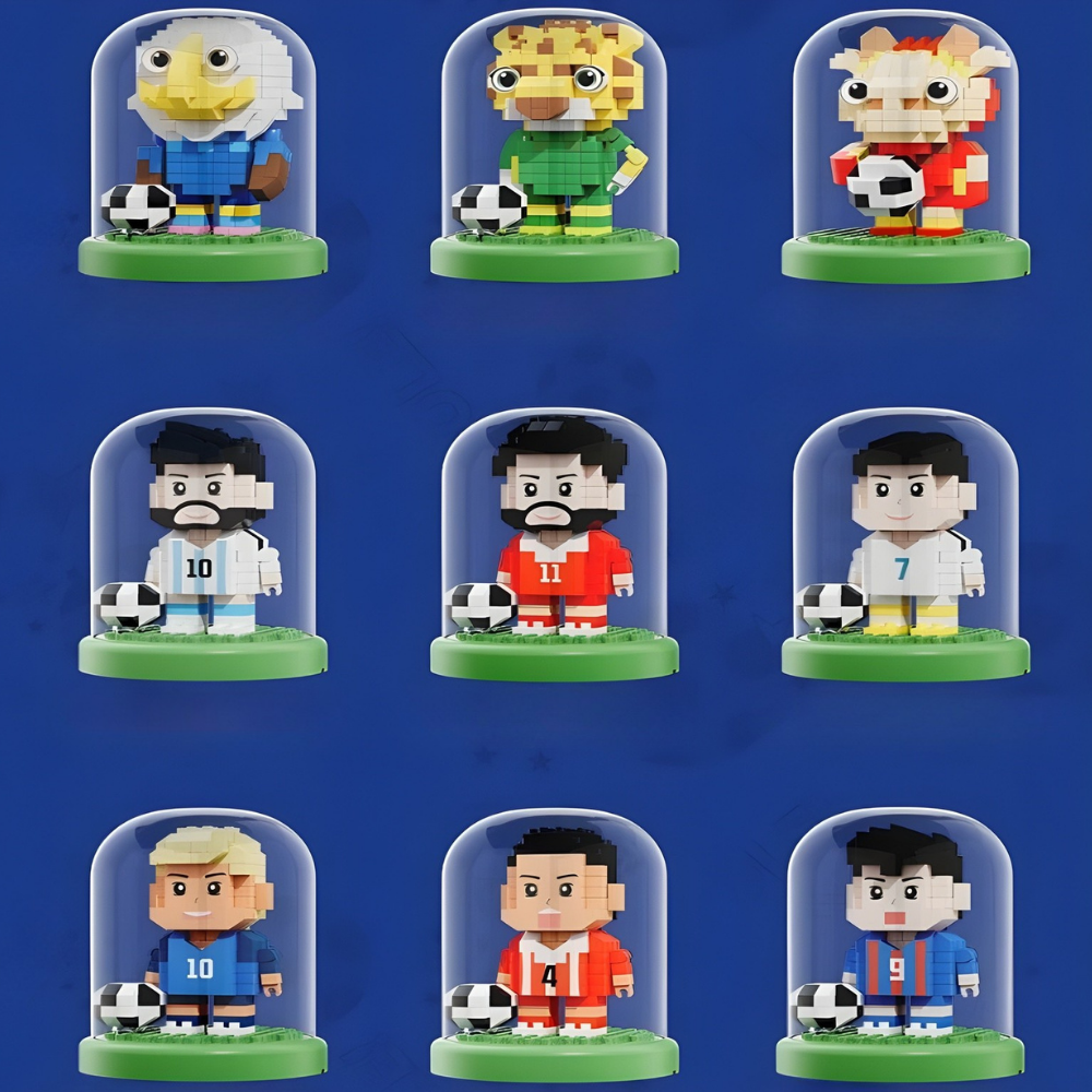 Worldcup Soccer Set Small Plastic Building Blocks Kit