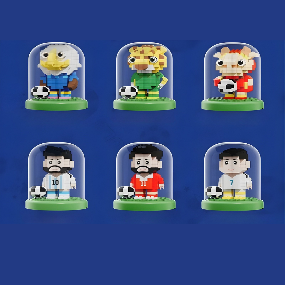 Worldcup Soccer Set Small Plastic Building Blocks Kit