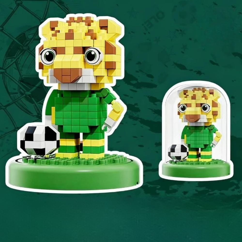 Worldcup Soccer Set Small Plastic Building Blocks Kit