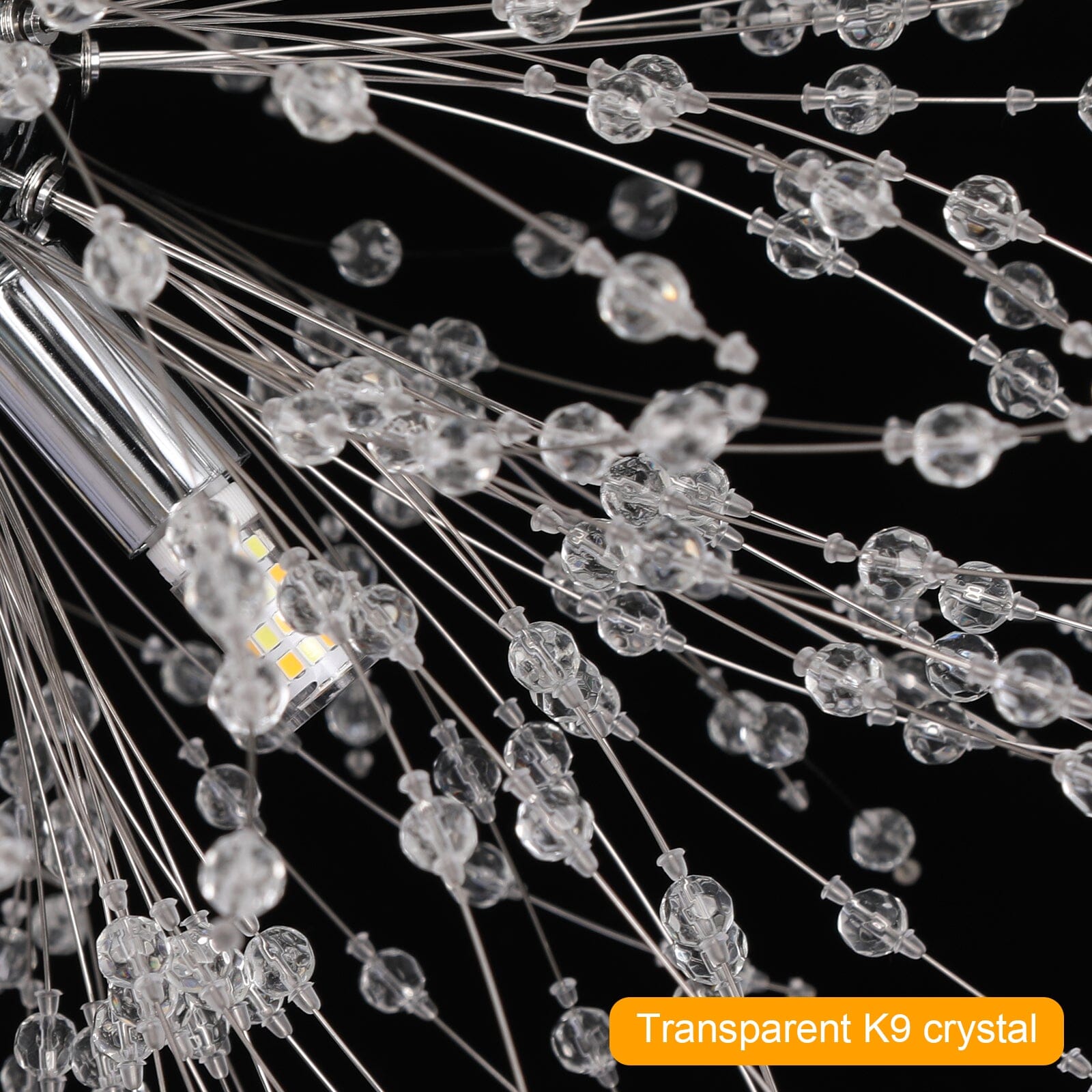 Elegant Dandelion Crystal Pendant Light For Modern Interiors