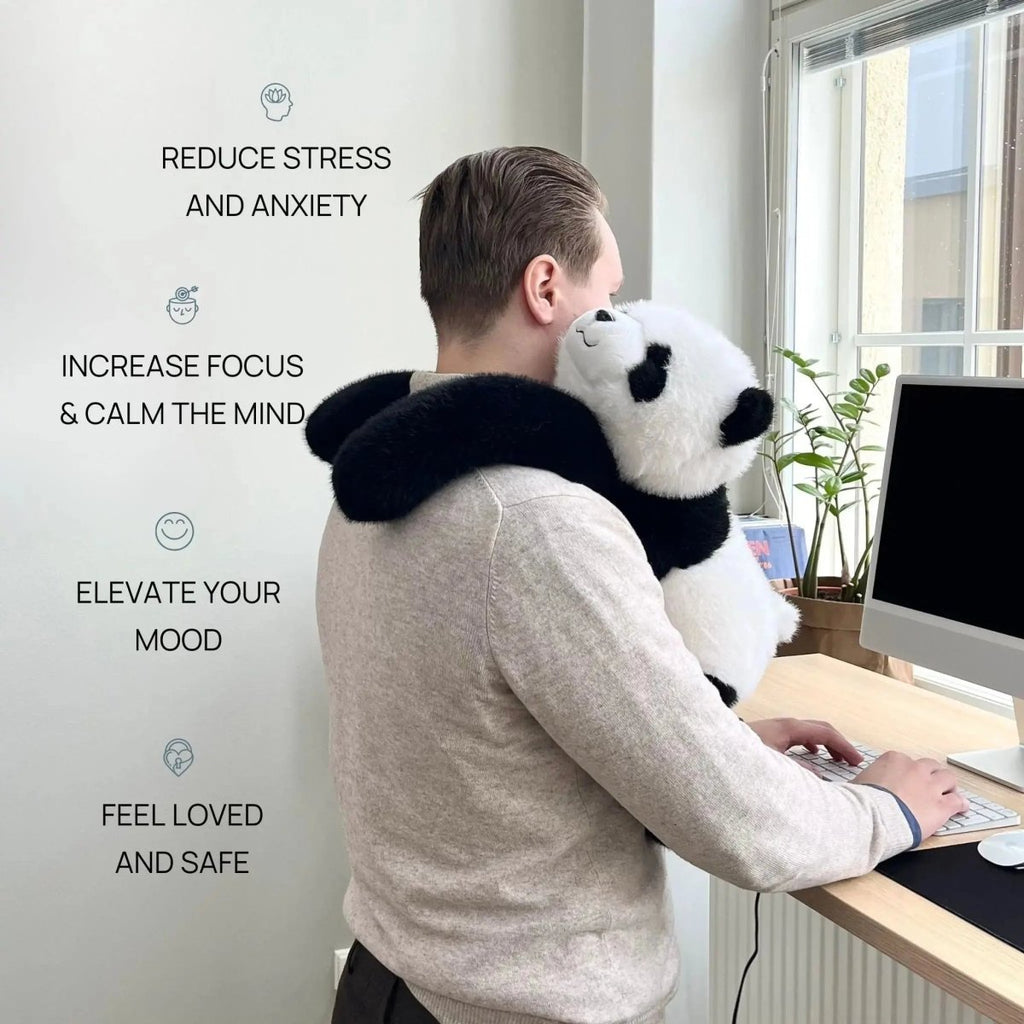 CloudCuddle Stresslindrande Kramkompis med Ultramjuk Konstpäls