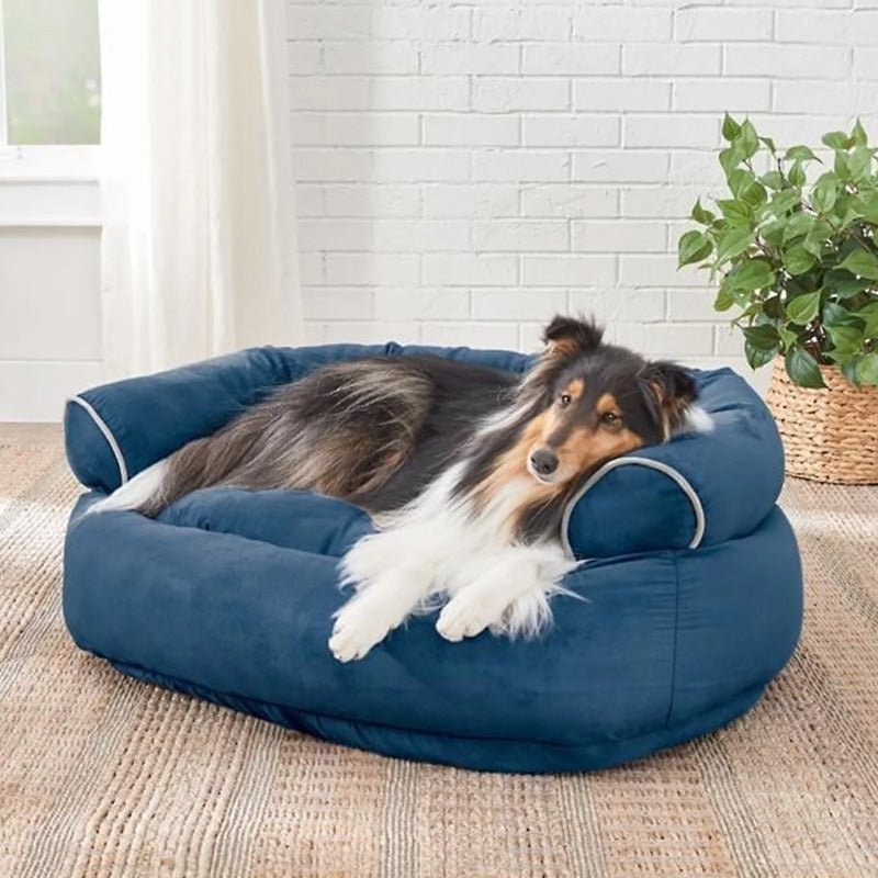 PawsRest Orthopedic Dog Sofa Bed With Pressure Relieving Padding For Older Dogs