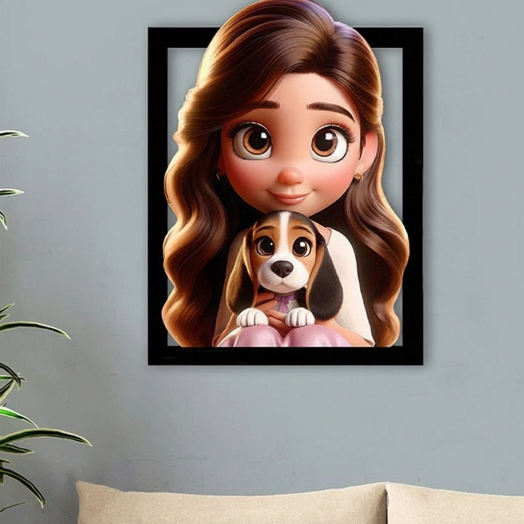 Cornice fotografica in legno personalizzata in arte da parete 3D per i tuoi momenti preferiti