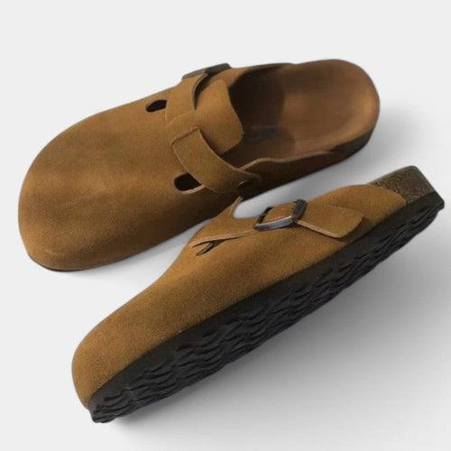 AeroForge Unisex Suede Clogs With Cushioned Comfort