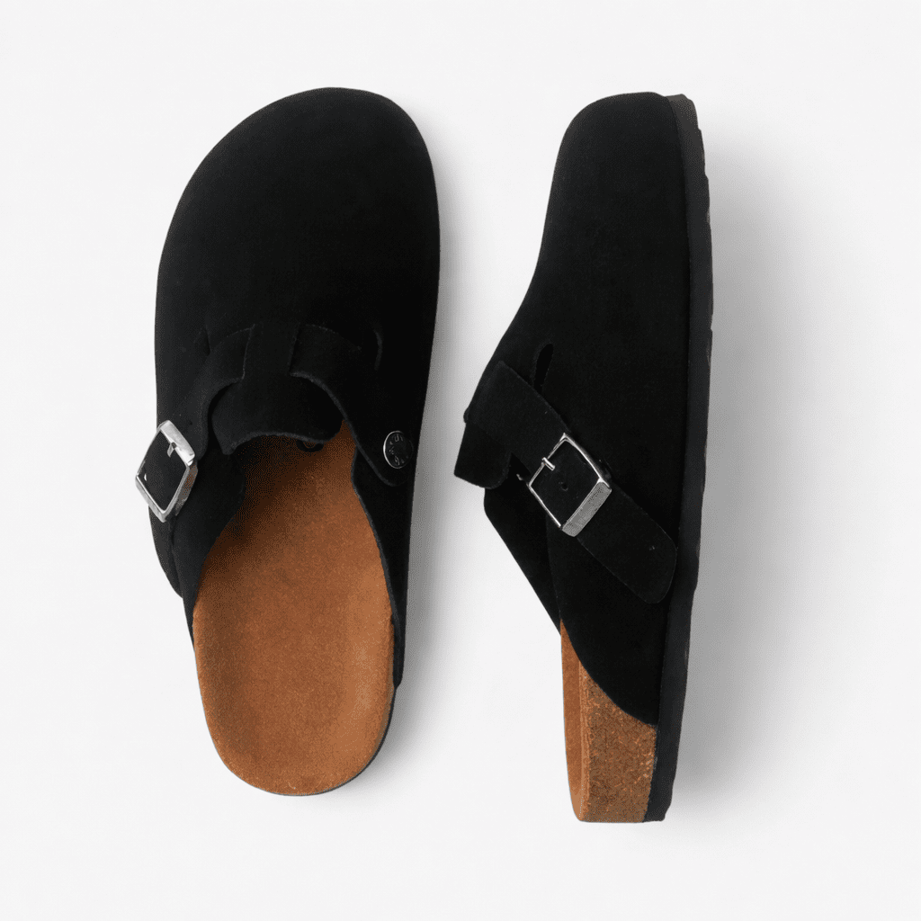AeroForge Unisex Wildleder-Clogs mit gepolstertem Komfort