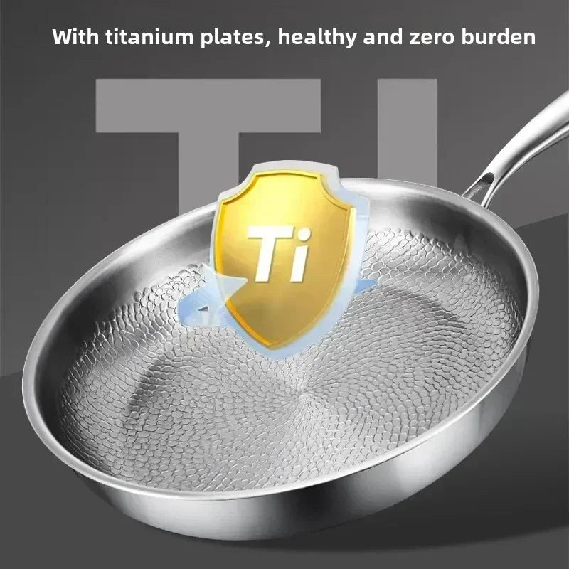 AurumForge Titan Schmiedeeiserne Antihaft-Bratpfanne für Induktionsherde
