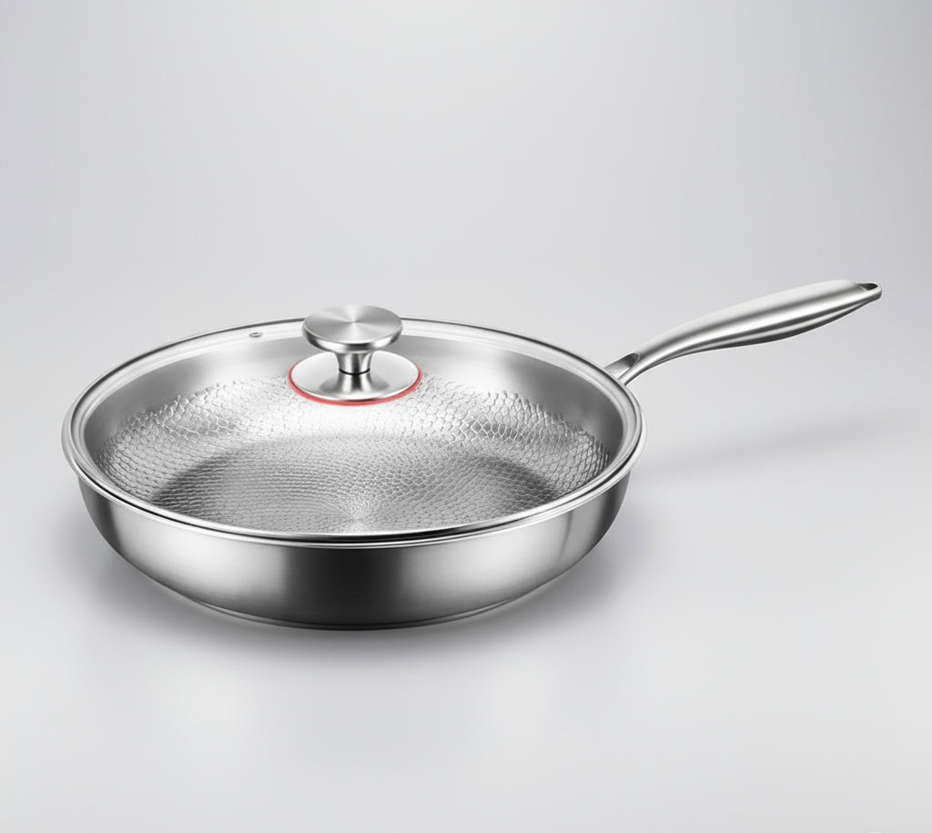 AurumForge Titan Schmiedeeiserne Antihaft-Bratpfanne für Induktionsherde